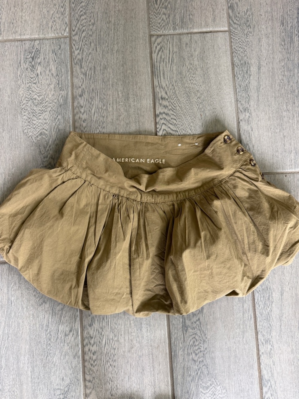 American Eagle Outfitters Tan Bubble Skirt